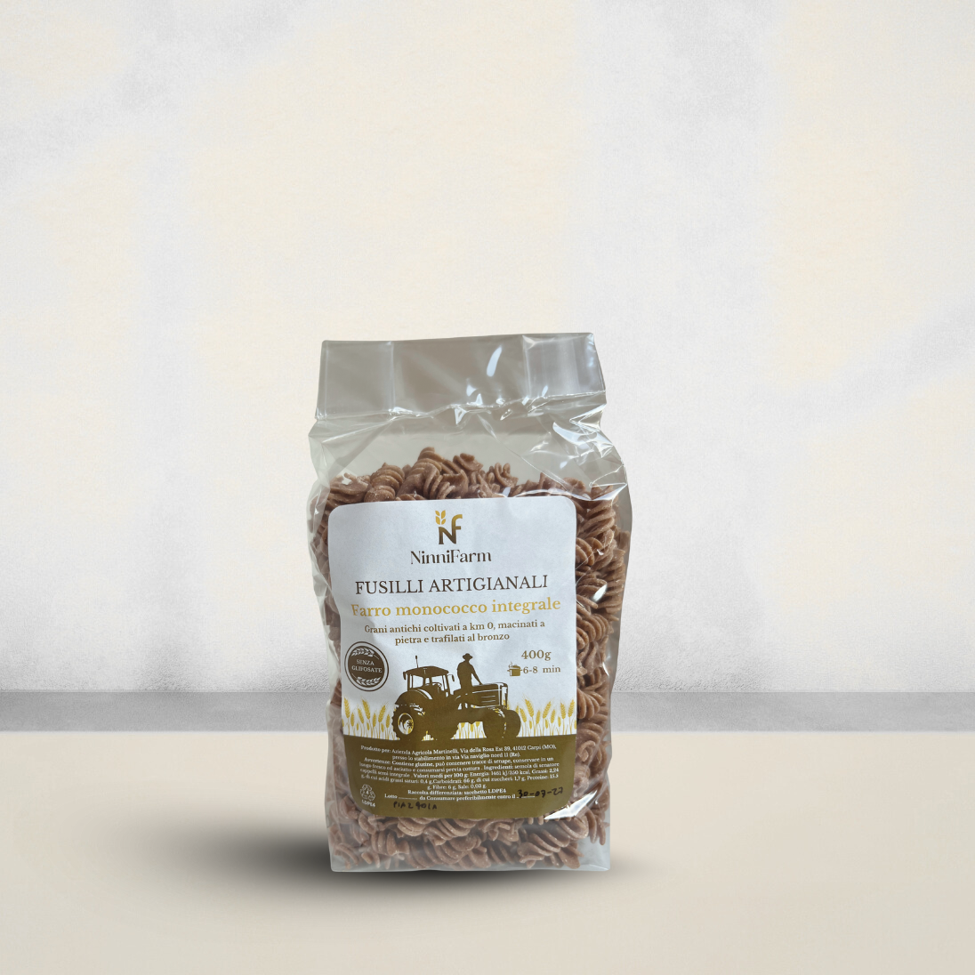 Fusilli integrali di farro monococco