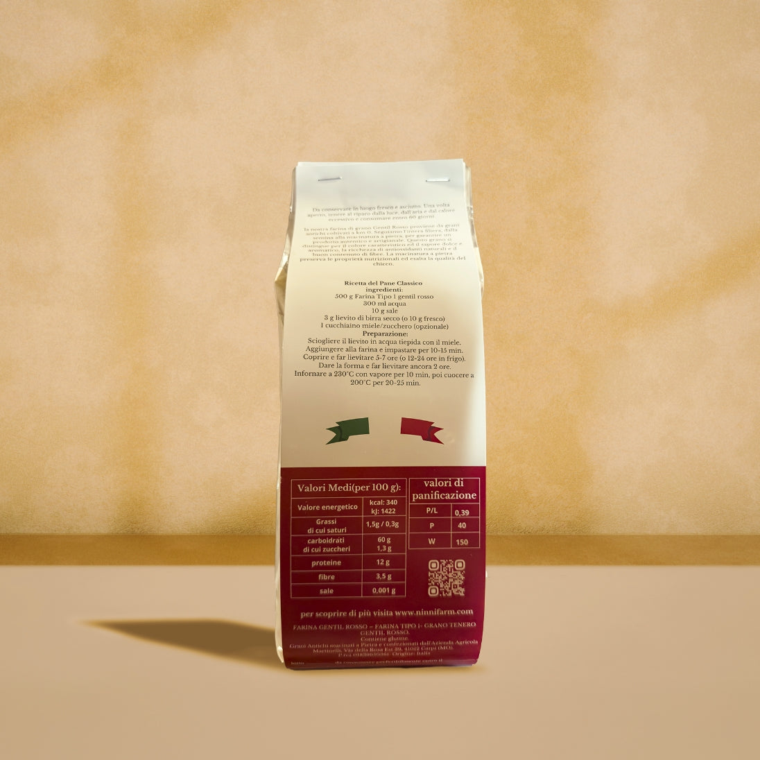 Farina Gentil Rosso macinata a pietra