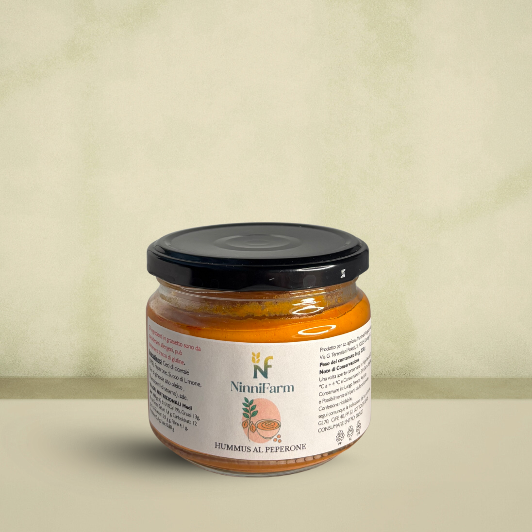 Hummus di ceci al peperone