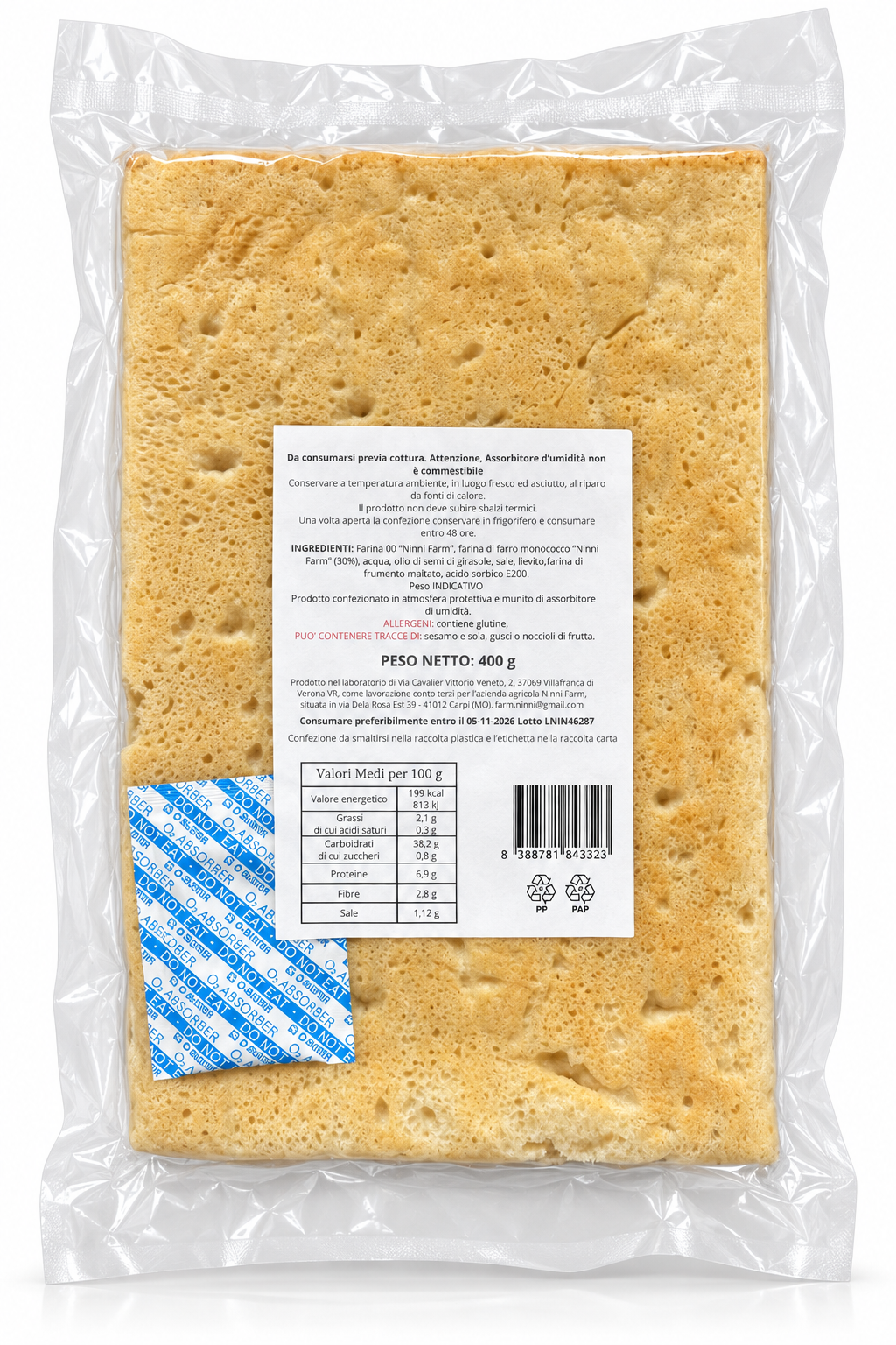 Focaccia di Farro Monococco
