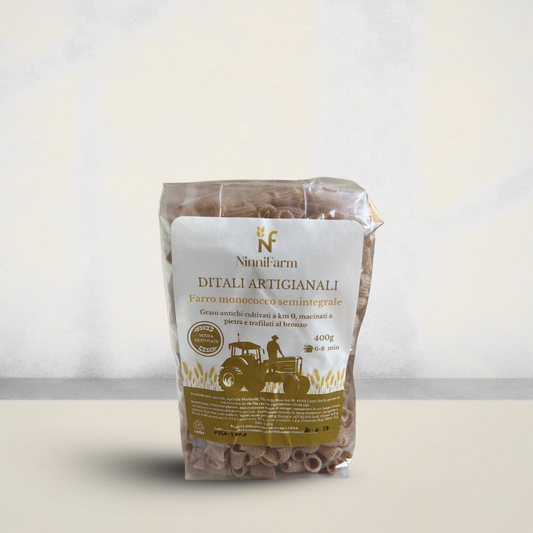 Ditali semintegrali di farro monococco