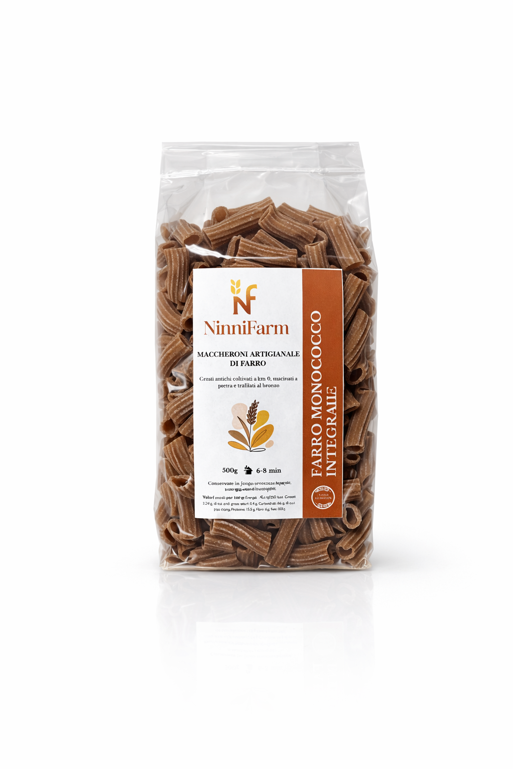 Maccheroni integrali di farro monococco