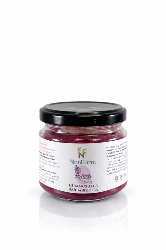 Hummus di ceci alla barbabietola rossa