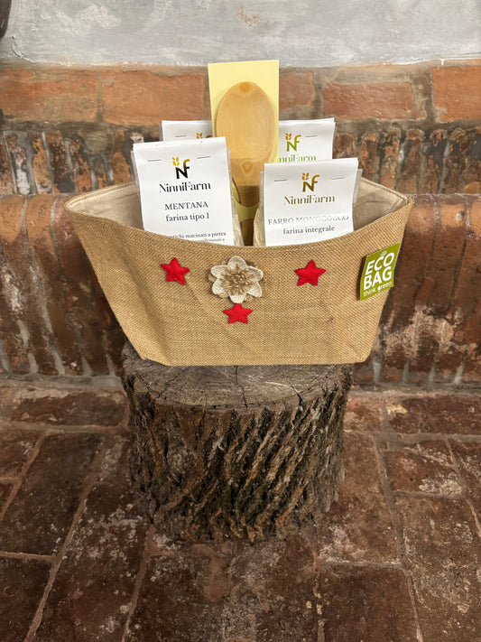 Selezione di grani antichi macinati a pietra