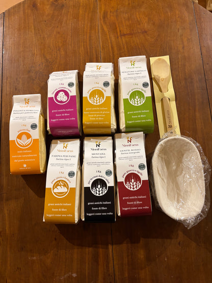 Selezione di grani antichi macinati a pietra " Premium "