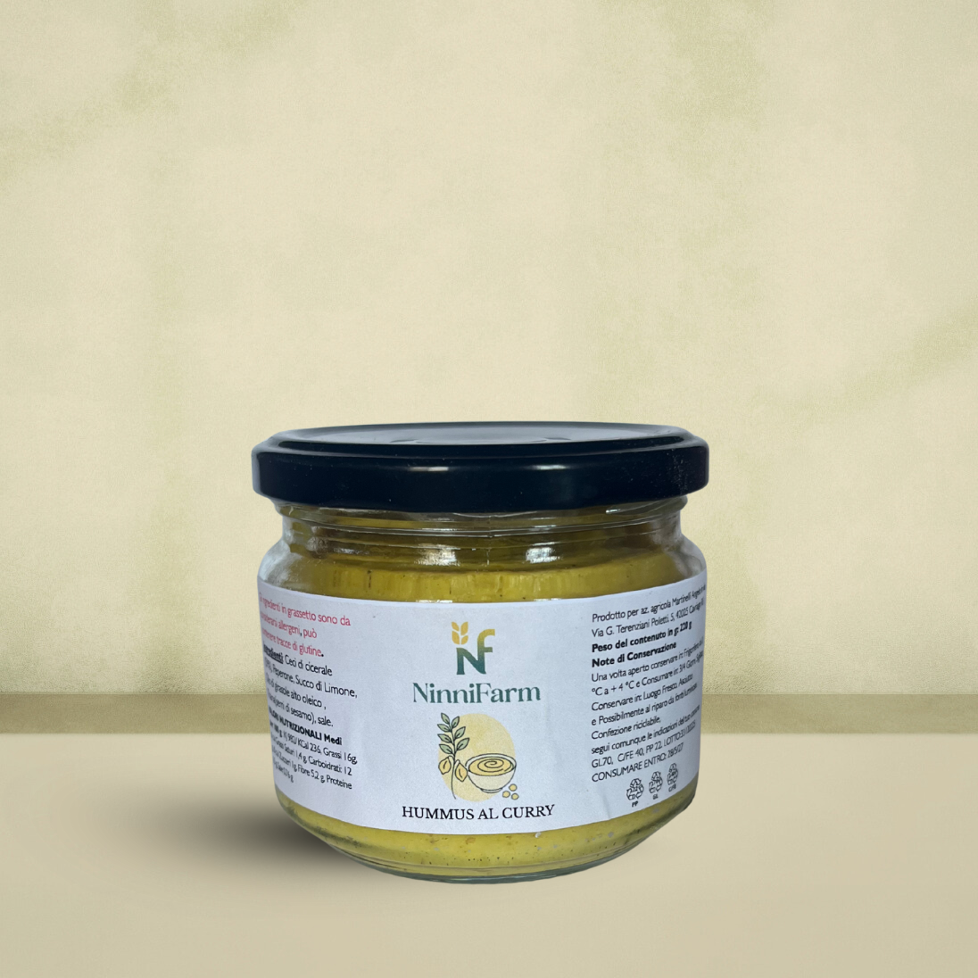 Hummus di ceci al curry