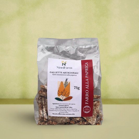 Gallette di Farro Monococco alla Paprica
