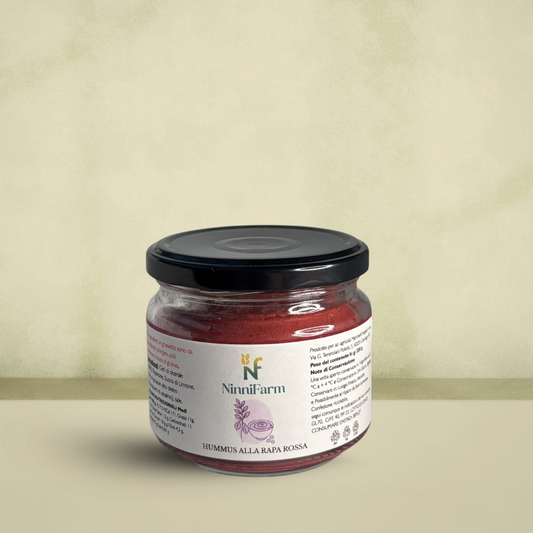 Hummus di ceci alla rapa rossa